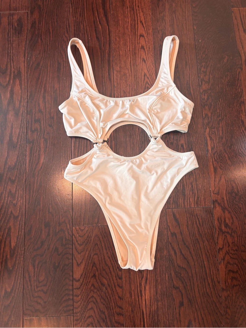 Fleur du Mal off white Cutout One-Piece swimsuit